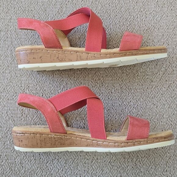 VJH Confort NWOT Brick Slip On Elastic Ankle Lightweight Casual Sandals - Size 9 - Picture 5 of 10